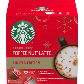 Starbucks Кафе капсули Starbucks Toffee Nut Latte съвместими с Dolce Gusto, 12 бр