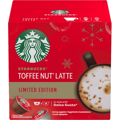Starbucks Кафе капсули Starbucks Toffee Nut Latte съвместими с Dolce Gusto, 12 бр