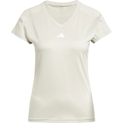 adidas Dámske športové tričko TRAIN ESSENTIALS TEE béžová biela