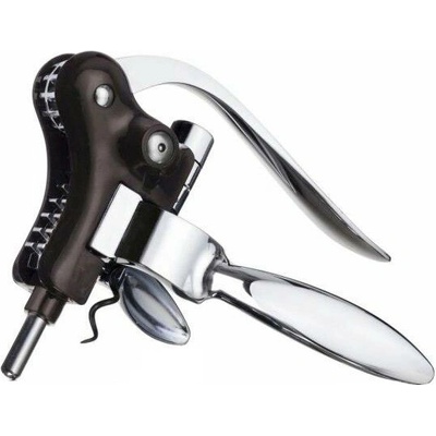 VACU VIN Lever Corkscrew czarny - otvírák na víno (vývrtka) z nerezové oceli