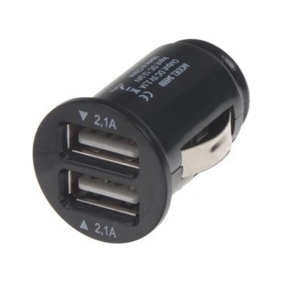 34550 Autoadaptér mini 2 x USB 12/24V, max 2.1A