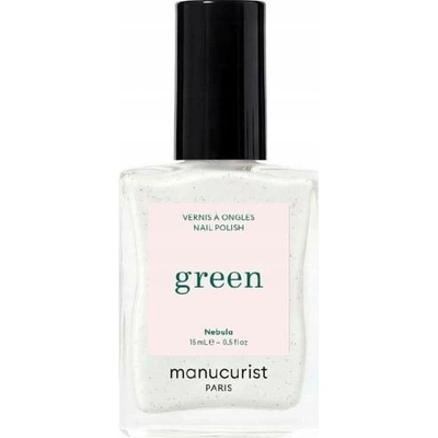MANUCURIST Zelený lak na nehty holografický mléčně bílý Nebula 15 ml
