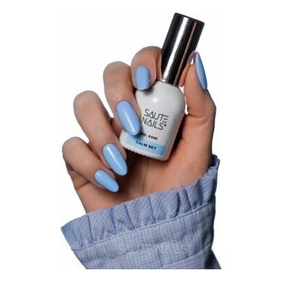 Saute Nails Gél lak S340 Calm Sky pastelová modrá 8 ml