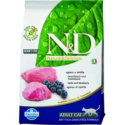 N&D PRIME Cat Adult Lamb & Blueberry 0,3 kg