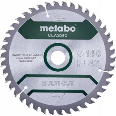 PILOVÝ KOTOUČ MULTI CUT CLASSIC 160x20 Z42 METABO 628658000