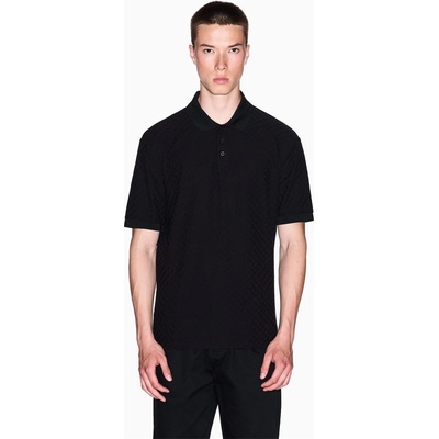 Armani Exchange Блуза с яка Armani Exchange Men's Short-Sleeve Polo Shirt - Black AOP FC022