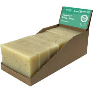 Friendly Soap Natural Soap Peppermint & Poppy Seeds натурален сапун 7x95 гр
