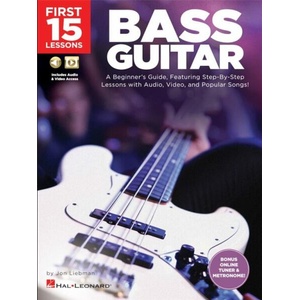 First 15 Lessons - Bass Guitar | Jon Liebman (ISBN: 9781540002938)