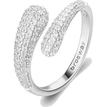 Brosway strieborný prsteň Infinite White Fancy FIW128