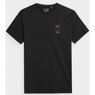 4F H4Z22-TSM010 DEEP BLACK pánské tričko H4Z22-TSM010 DEEP BLACK