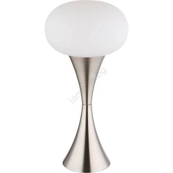 GLOBO 21027N - Настолна лампа LULA 1xE14/25W/230V матов хром (GL8452)