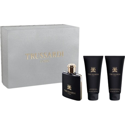 Trussardi Uomo Gift Set - EDT 100 ml + Aftershave Balm 200 ml + Shampoo&Shower Gel 200 ml за мъже