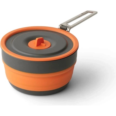 Hrnec Sea to Summit Frontier UL Collapsible Pot 1L šedá/oranžová