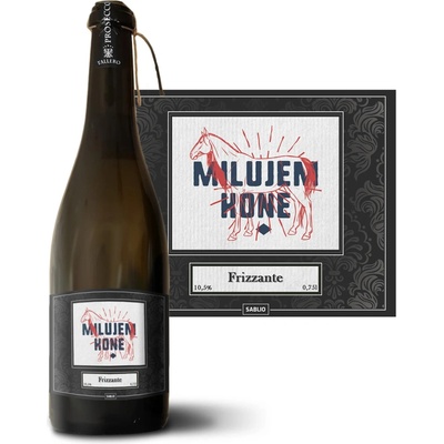 Sablio Milujem kone Prosecco biele suché šumivé víno 10,5 % 0,75 l (holá fľaša)