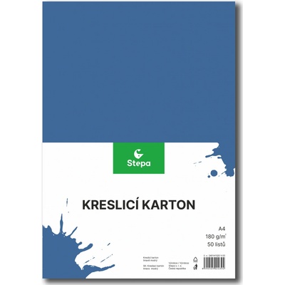 Kreslicí karton A4 modrý