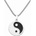 HARAHU Колие EA-33478 Yin Yang - Бял / Черен KP33478