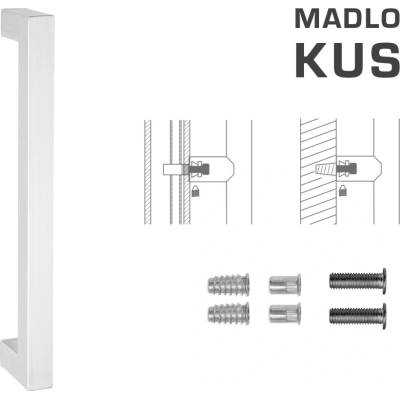 MPkovania FT - MADLO kód K02K 25x25 mm SP ks Rozteč madla: 600 mm, Rozmer profilu madla: 25x25 mm, Dĺžka: 625 mm