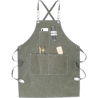 Amparo Miranda Kuchyňská zástěra Profi 6215 Light Grey