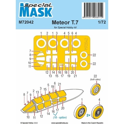 Special Hobby Gloster Meteor Mk.7 MASK M72042 1:72