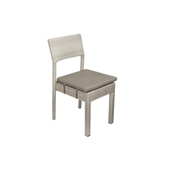 Mira-N Стол pvc ратан Сива възглавница (0195224)