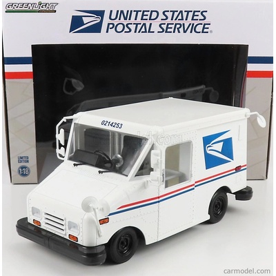 Greenlight Grumman Llv Truck Van Usps Mail Post 2010 Bílá 1:18