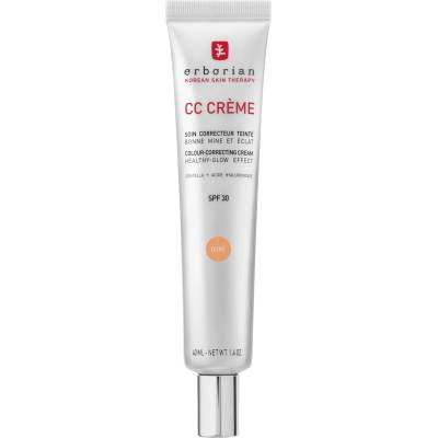 Erborian - CC Crème with Centella Asiatica - High-Definition Illuminating Facial Cream and Make-up - Sun Protection SPF 30 - Korean Cosmetics - Doré 40 ml - 6AA10411