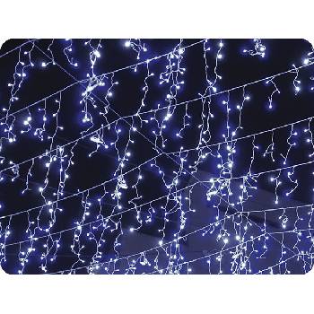 ACA Lighting LED dážď 3m 144LED 24 x vetva 60cm dĺžka vetvy CW bez funkcií s adaptérom R144WE44TC