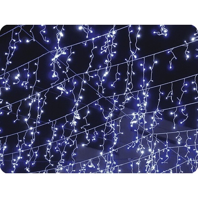 ACA Lighting LED dážď 3m 144LED 24 x vetva 60cm dĺžka vetvy CW bez funkcií s adaptérom R144WE44TC