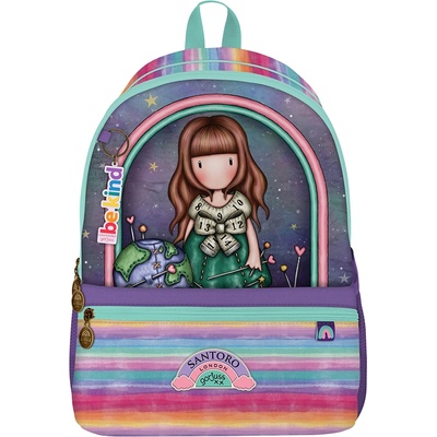 Santoro Ученическа раница Santoro Gorjuss - Be Kind To Our Planet, с 1 отделение (1201GJ03)