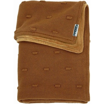 Meyco Deka Knots samet Camel