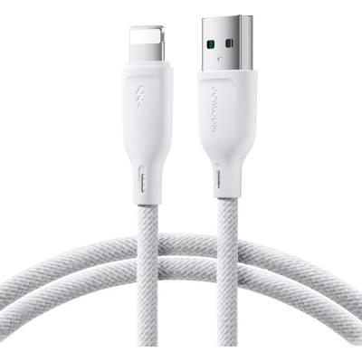 JOYROOM Кабел Joyroom Multi-Color Series SA34-AL3, USB-A към Lightning, 3A, 1m, бял (6941237110534)