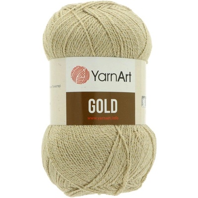 YarnArt Gold 9048 béžovo zlatá