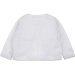 Sterntaler Бебешка памучна жилетка за момиче, Sterntaler, бяла (2622070-500)