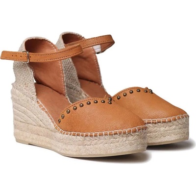 TONI PONS Manila Wedge Espadrilles - Brown (Leather)