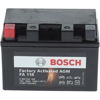 Image 1 of Bosch 10Ah left+ YT12A-BS 0986FA1180