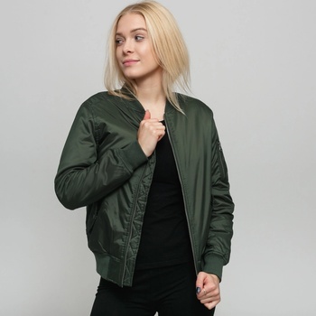 Urban Classics Ladies Basic Bomber olivová