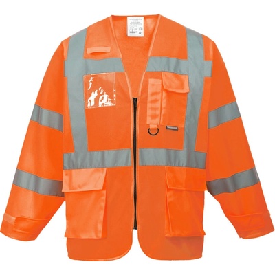 Portwest S475 HI VIS EXECUTIVE reflexná blúza Fluorescenčno oranžová