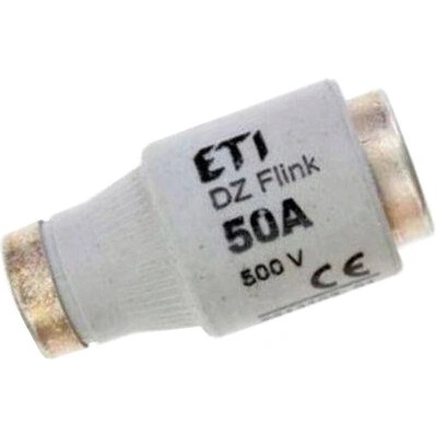 Pojistka patrona ETI DIII DZ 50A bílá (02440096)