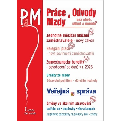 PaM 1/2026 Jednotné měsíční hlášení zaměstnavatele - nový zákon