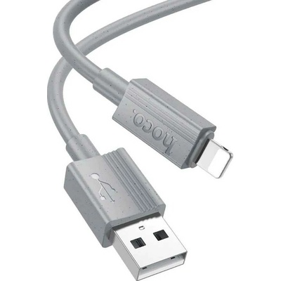 Hoco X107 USB A to Lightning 2,4A 1m šedý