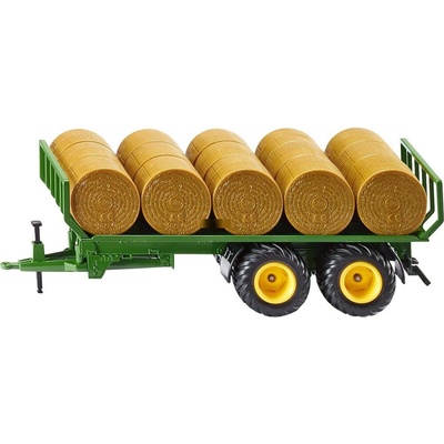 SIKU siku farmer ремарке за кръгли бали модел играчка, зелен/жълто злато (2891)