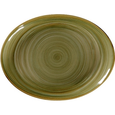 RAK Porcelain Spot talíř oválný 36 cm smaragdový SEMNNOP36-6