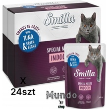 Smilla Indoor kúsky so zeleninou tuniak so zelenými fazuľkami 12 x 85 g