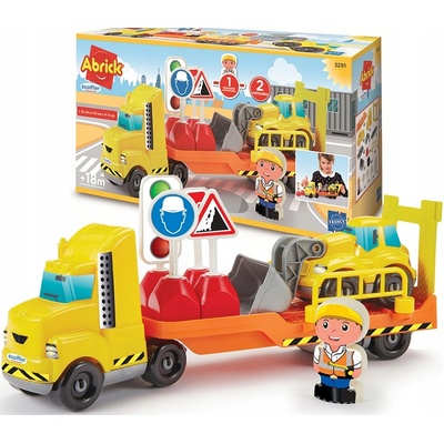 Abrick Stavebné auto 32 cm s bagrom