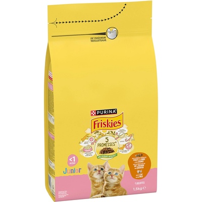 Friskies Junior kura morka zelenina 1,5 kg