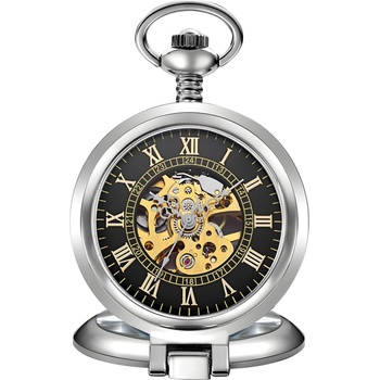 HARAHU Джобен часовник or-14334 - Сребристо / Черно kp14334 (or-14334)