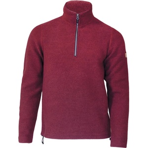 Ivanhoe of Sweden Мъжки вълнен пуловер Ivanhoe of Sweden Brodal Half Zip Wool jumper - Deep Red - размер XL (005-3506-0714)