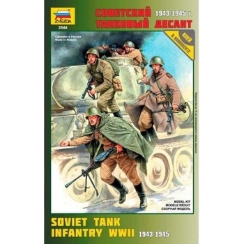 Zvezda figurky sovětští tankisté WWII 1:35
