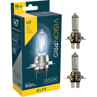 ELTA H7 12V 55W Vision PRO +150% BOX 2ks