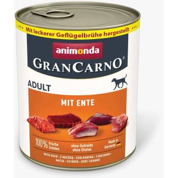 Animonda GranCarno® - Премиум консервирана храна за израснали кучета с патешко месо, без зърно, 800 гр